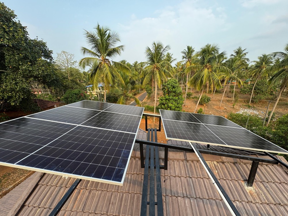 3 kW Solwiz Energy residential rooftop solar project in Areekode near Kozhikode